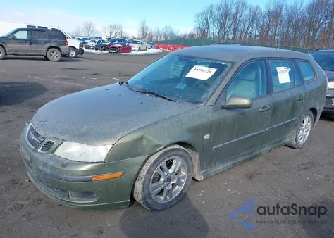 2006 Saab 9-3 2.0T z USA, uszkodzony, nr VIN YS3FD59Y261122973